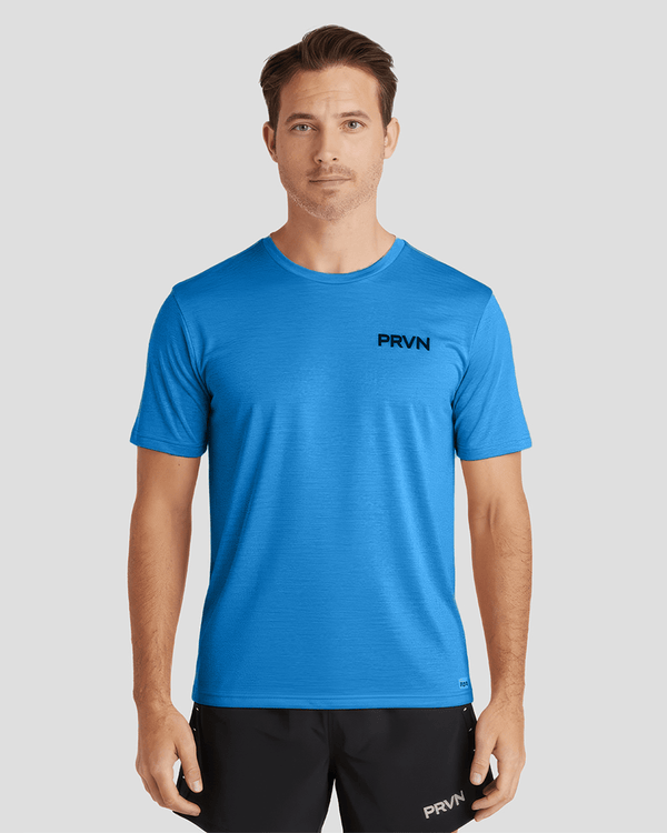 PRVN PERFORMANCE TEE - BLUE