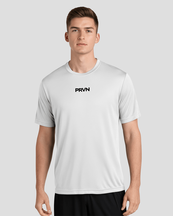 PRVN PERFORMANCE TEE - WHITE