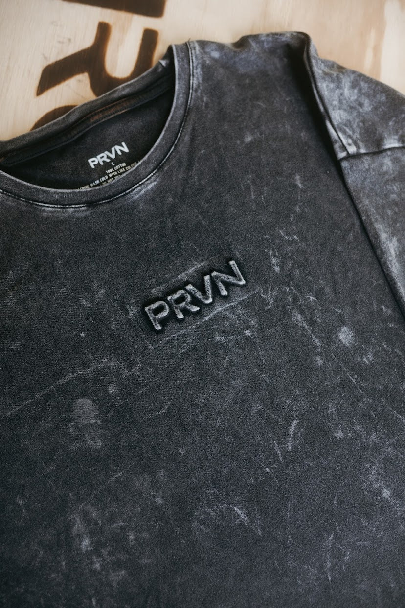 PRVN Charcoal Acid Wash Shirt - prvnfitness