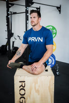 PRVN Staple Tee Navy - prvnfitness