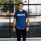 PRVN Staple Tee Navy - prvnfitness