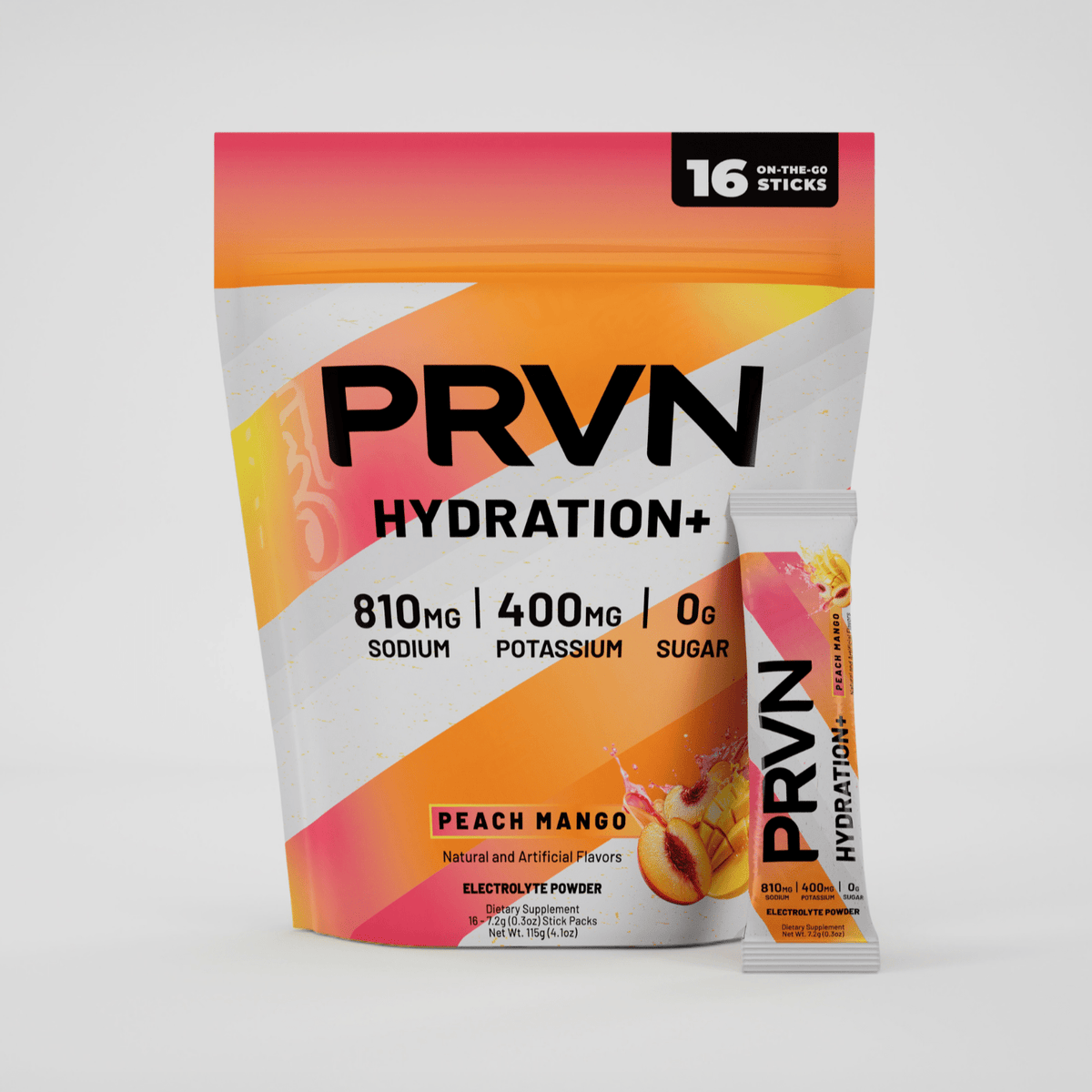 PRVN® Hydration+ Sticks | Peach Mango – PRVN FITNESS