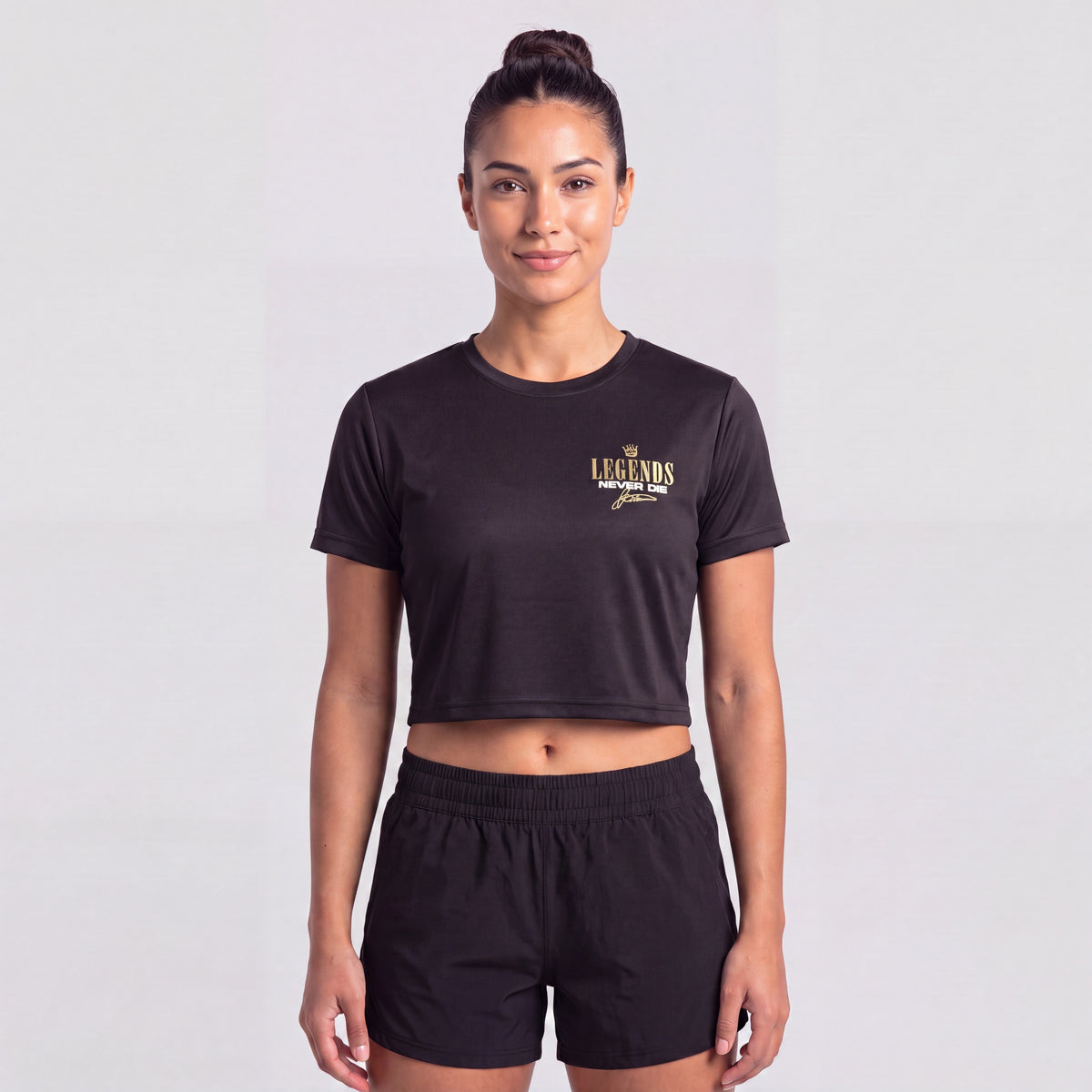 トップス toomi TIA TOOMEY LEGENDS NEVER DIE CROP TEE – PRVN FITNESS