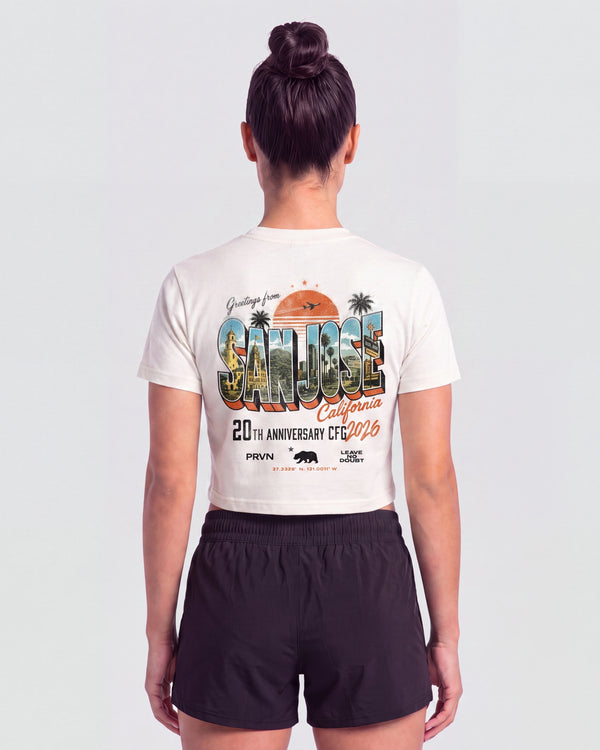 SAN JOSE GAMES CROP TEE