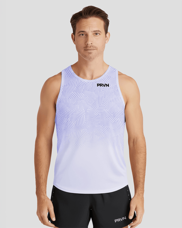 HYROX Singlet - White/Purple