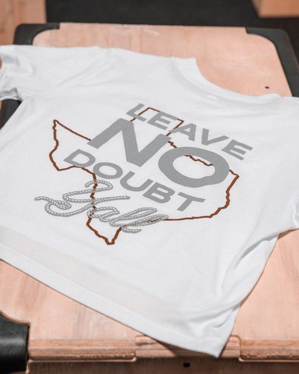 Crop Tee -Leave No Doubt Y'all