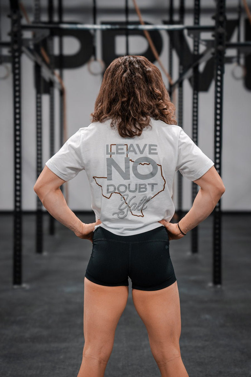 Crop Tee -Leave No Doubt Y'all