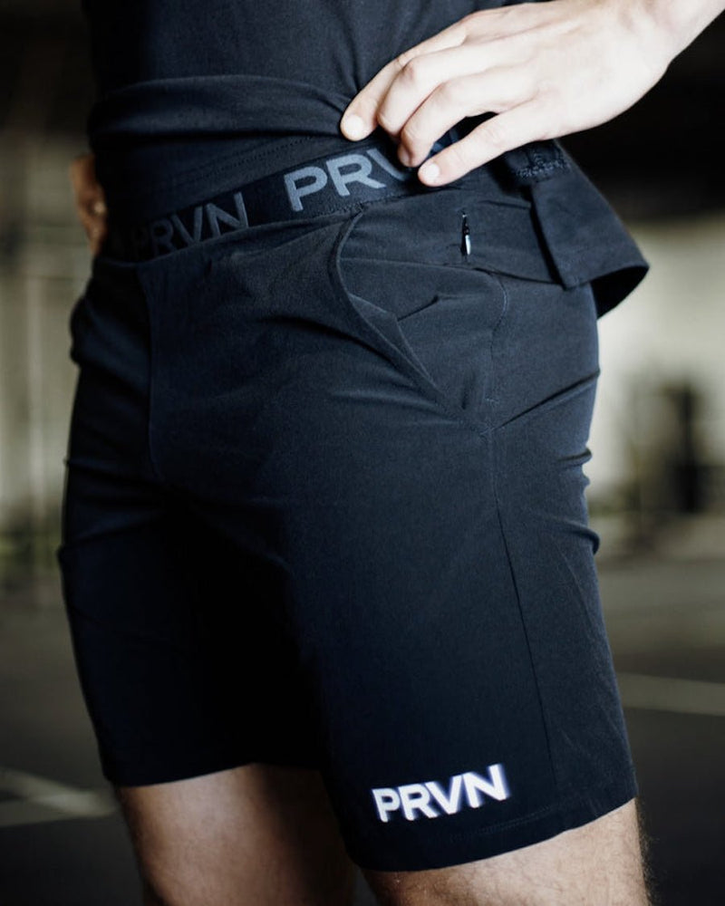 PRVN Staple Shorts Black - prvnfitness